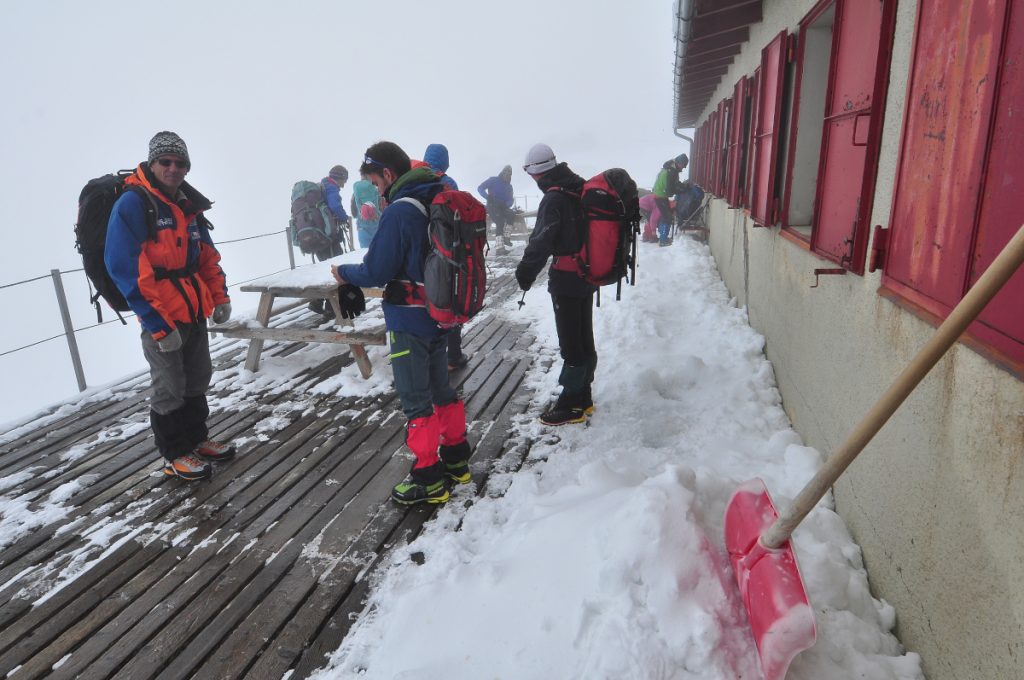 Bufera alla capanna Casati