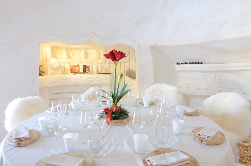 La tavola dello Snow Restaurant