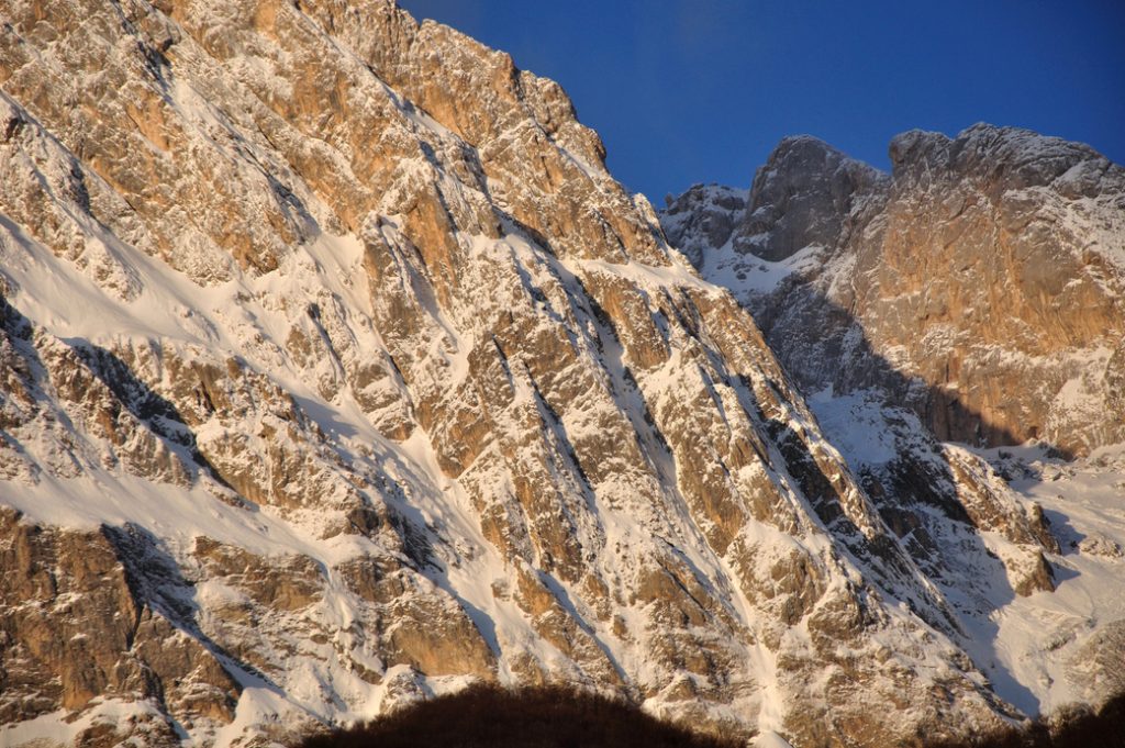 Gran Sasso, il Paretone e il Corno Piccolo