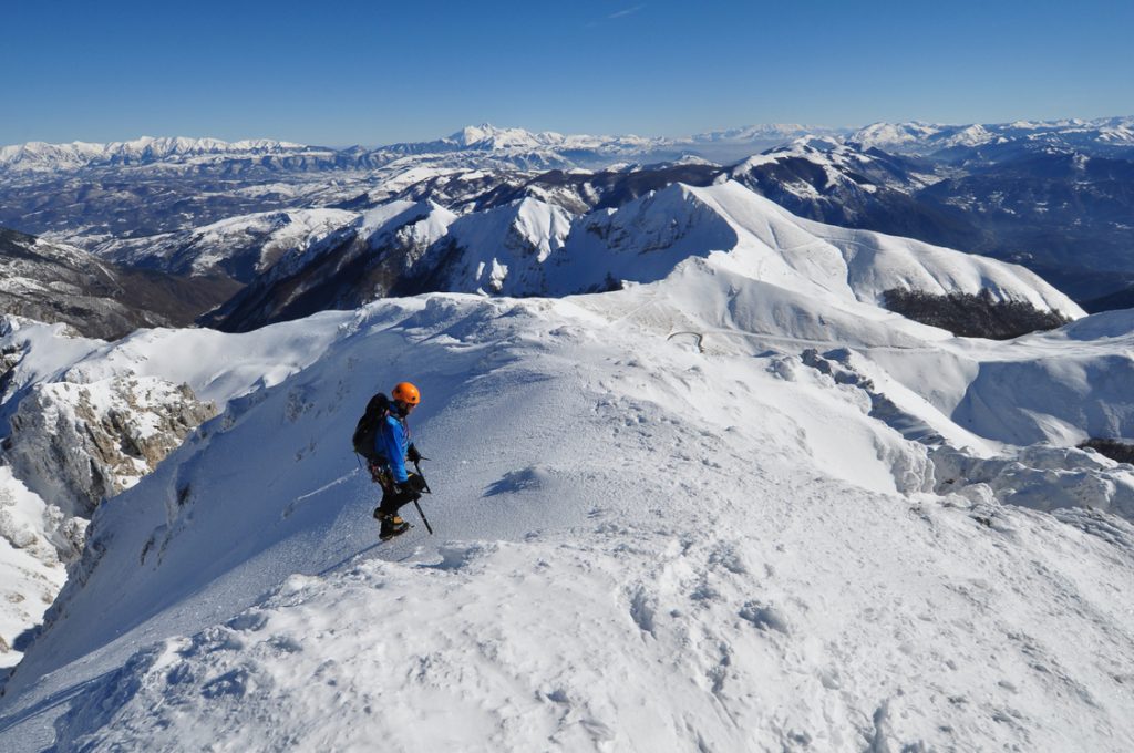 Terminillo, uscita del Canalone Centrale