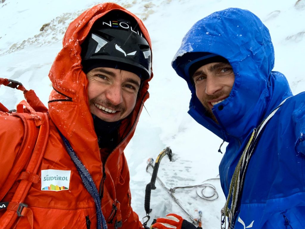 Simon e Vittorio. Foto archivio Simon Gietl