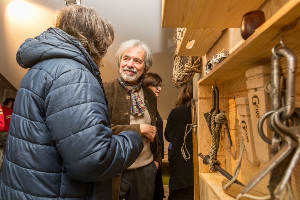 Gioachino Gobbi durante l