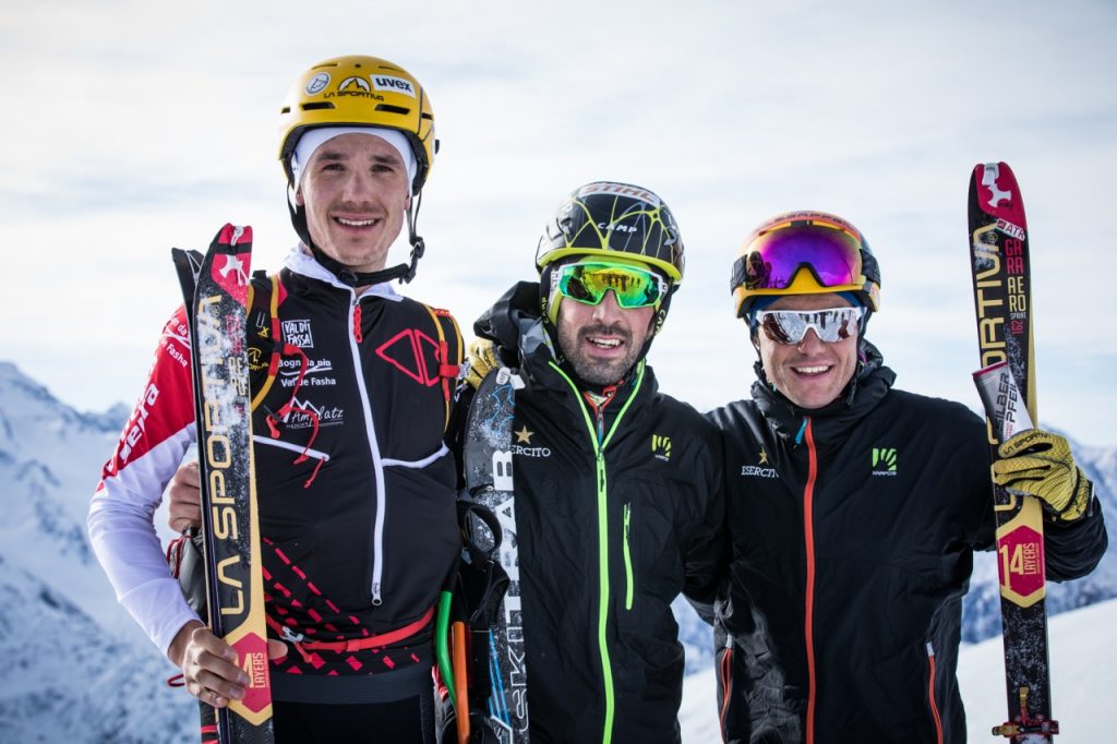 Podio vertical maschile senior - Foto Adamello Ski team