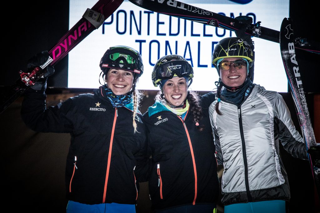 Podio sprint femminile senior - Foto Adamello Ski team
