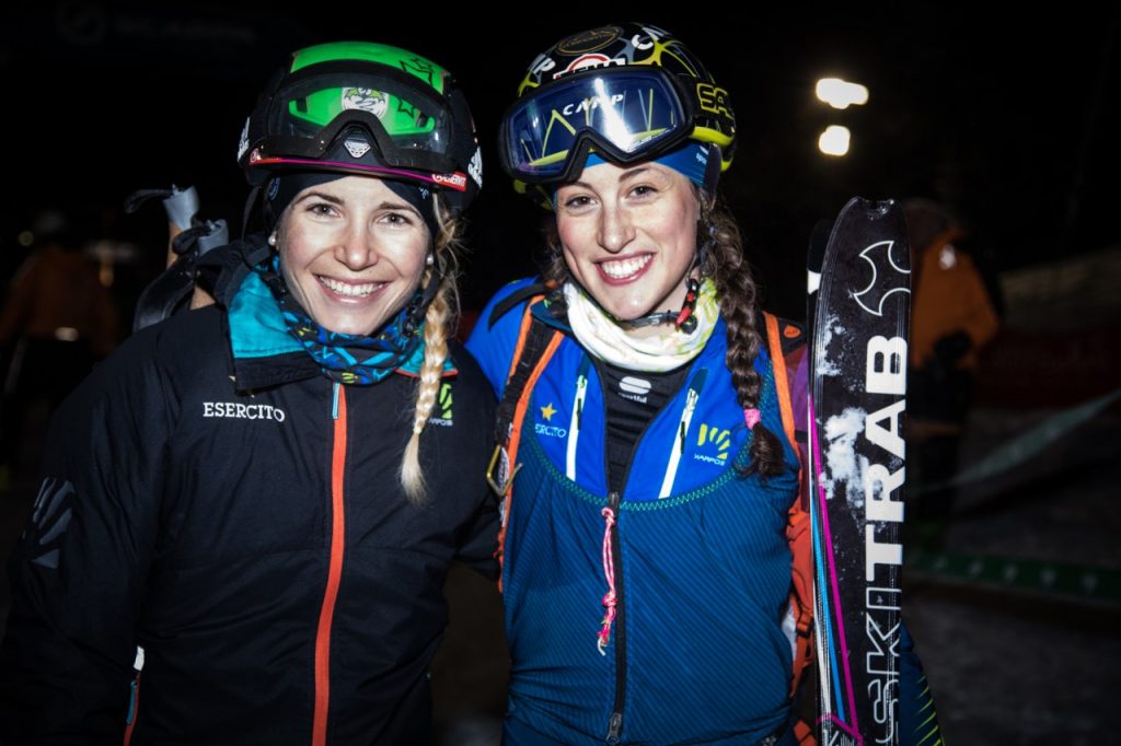 Alba de Silvestro e Giulia Murada, prime nella staffetta femminile senior - Foto Adamello Ski team