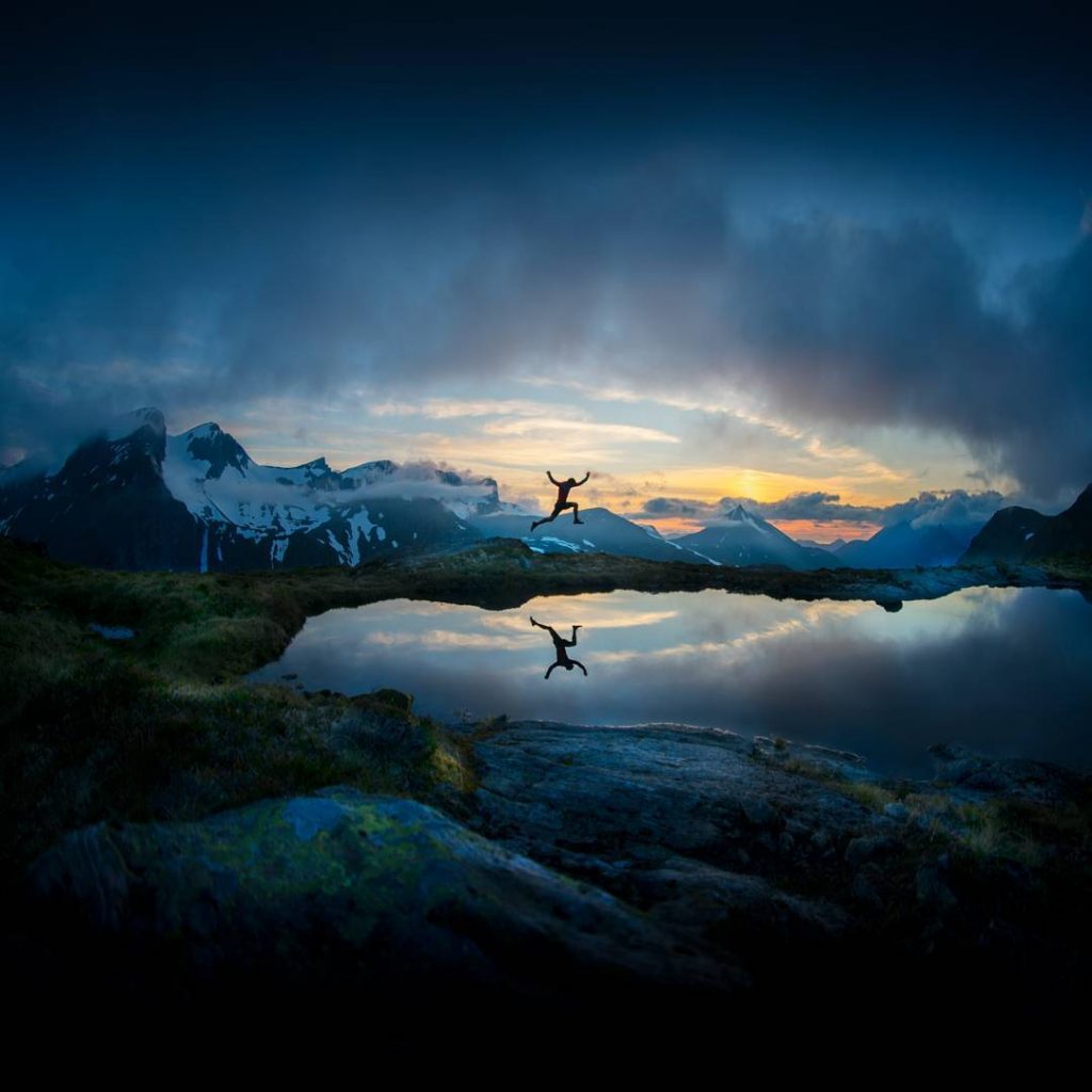 Killian Jornet sulle montagne di casa, in Norvegia