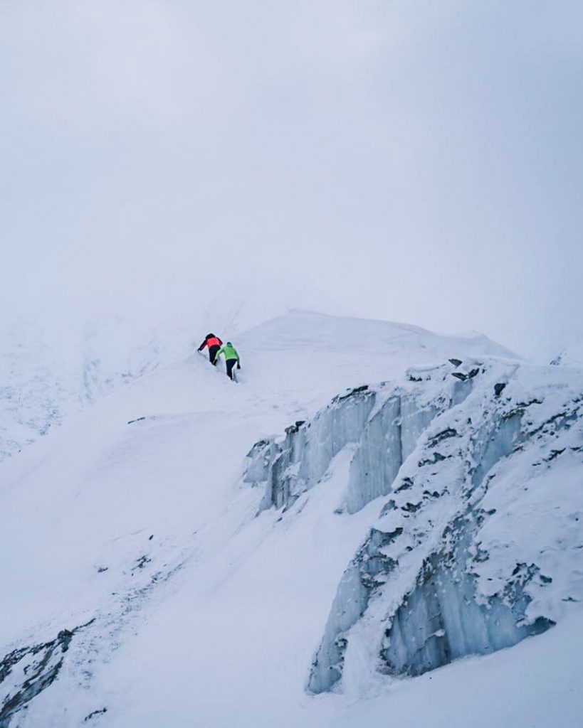 Foto @ Simone Moro Facebook - The Vertical Eye - Matteo Pavana