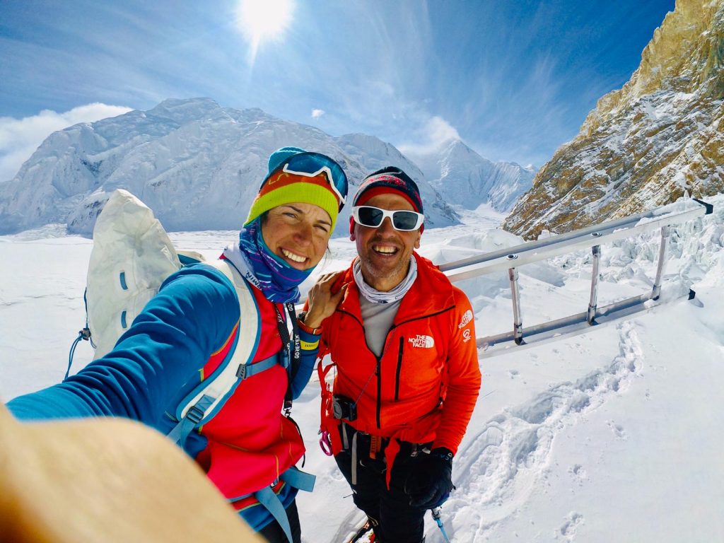 Tamara Lunger e Simone Moro ai Gasherbrum. Foro @ Tamara Lunger e Simone Moro