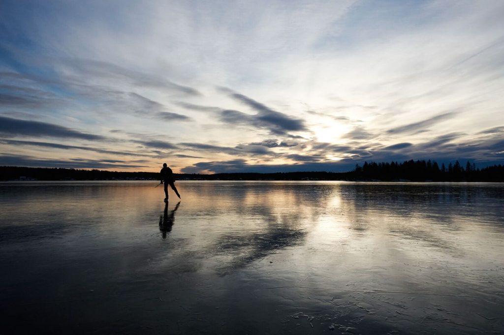 A Nordic skater - Foto Ufficio stampa Banff Mountain Film Festival World Tour Italy 2020