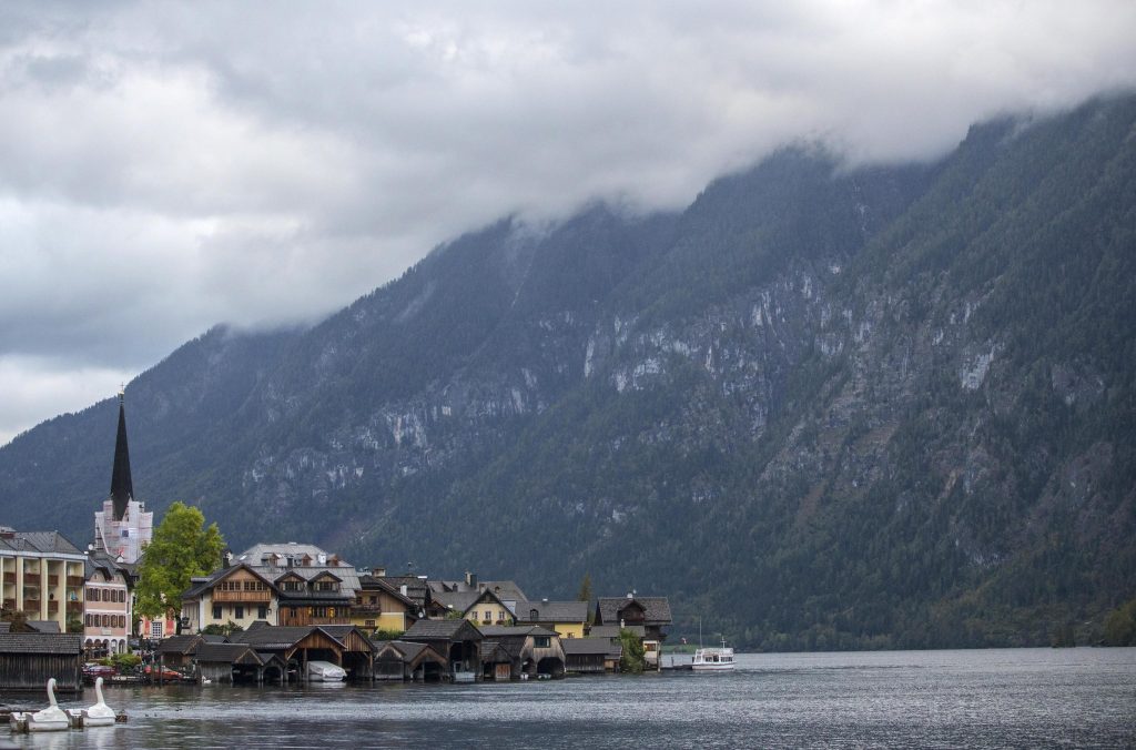 Una immagine suggestiva di Hallstatt e dell
