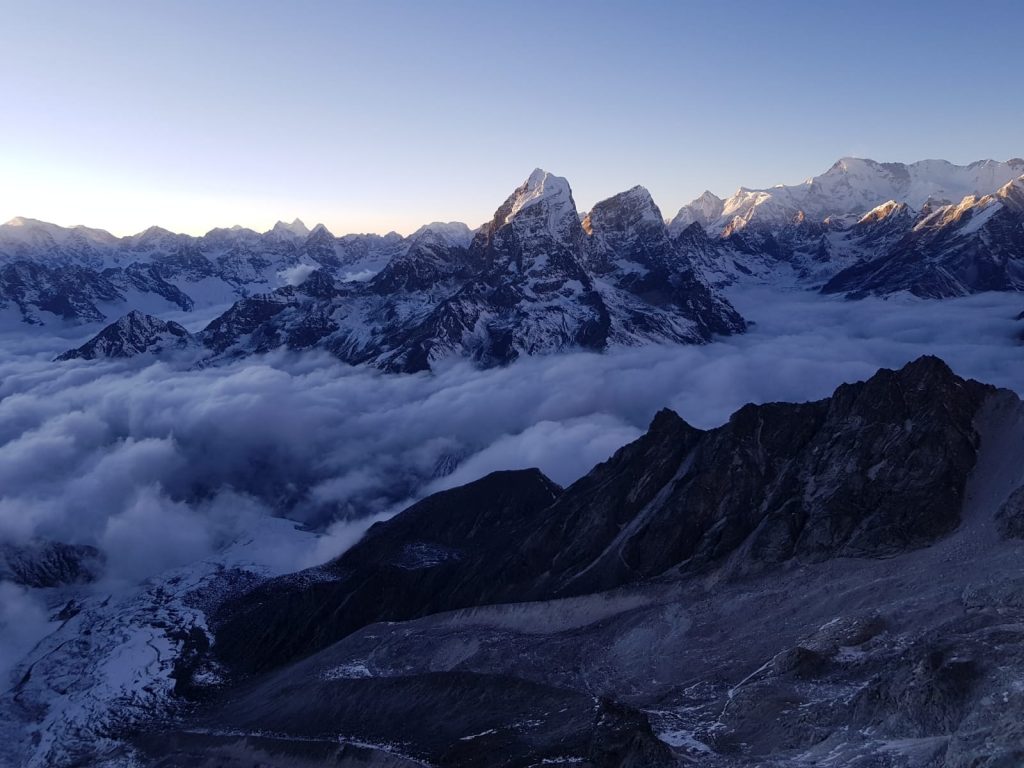 Vista dalla parete dell