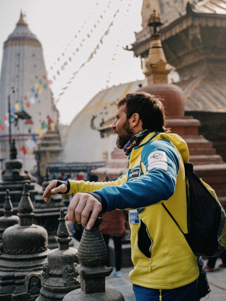 Alex Txikon a Kathmandu. Foto @ Alex Txikon 