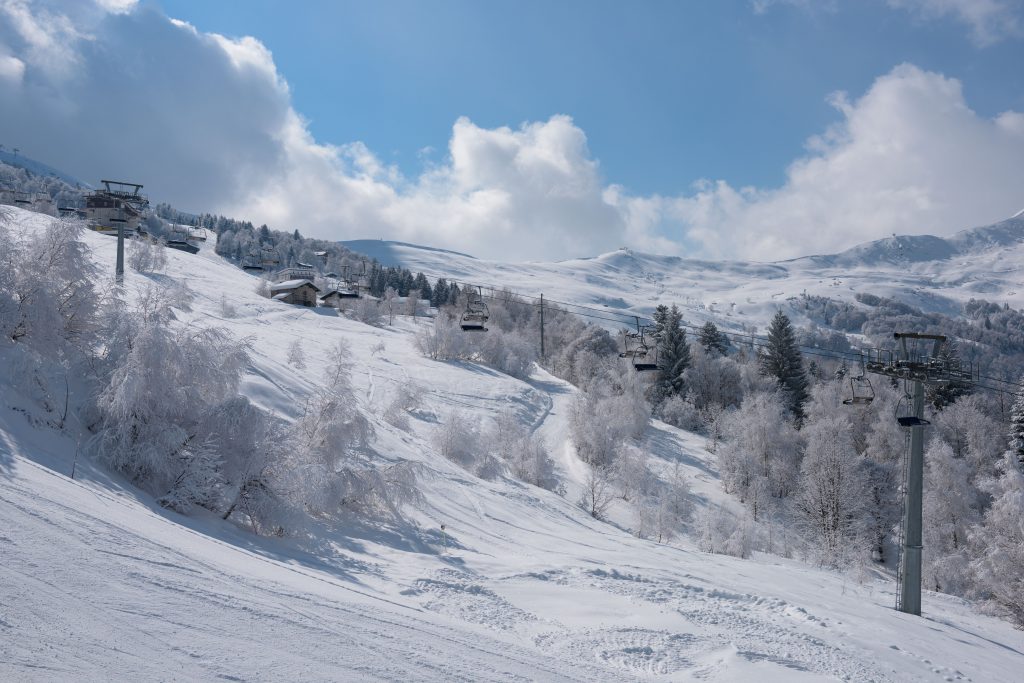 Il comprensorio sciistico Alpe di Mera (Valsesia).