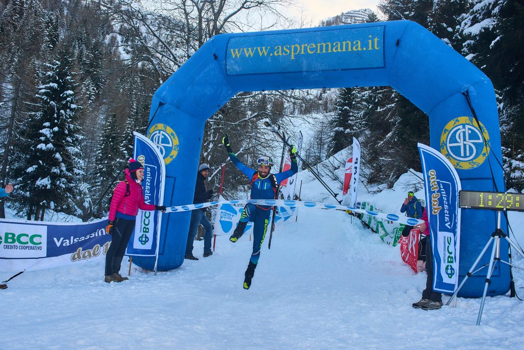 Robert Antonioli al traguardo - Foto Maurizio Torri