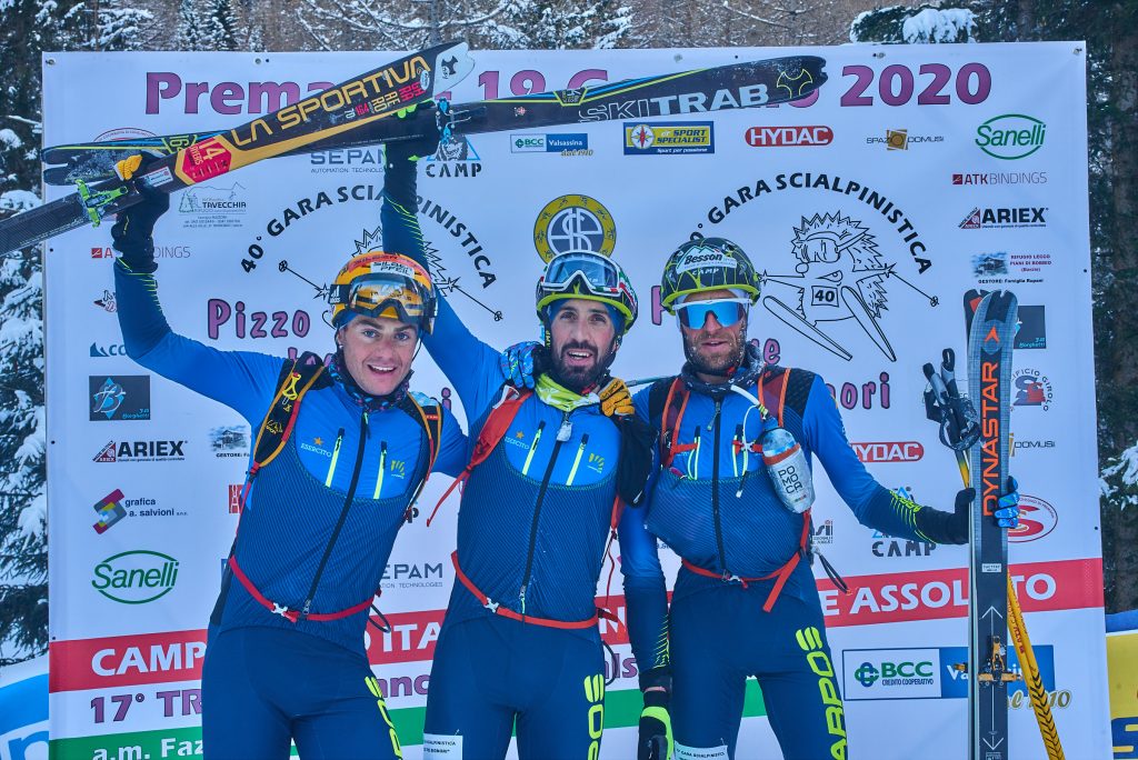 Podio maschile Pizzo Tre Signori - Foto Maurizio Torri