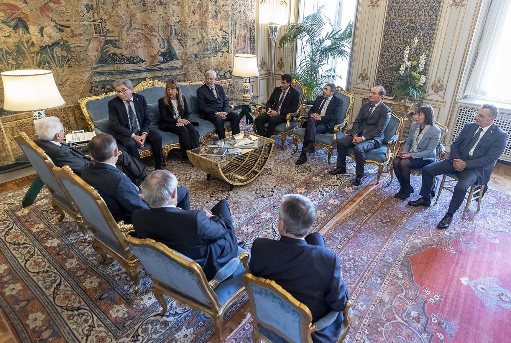 Delegazione CAI al completo al Quirinale - Foto Club Alpino Italiano