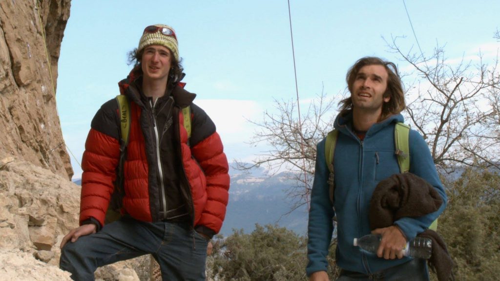 Con Chris Sharma. Foto @ Adam Ondra FB