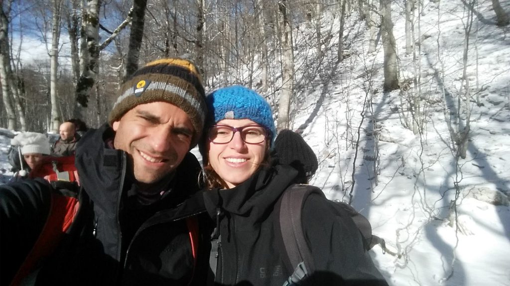 Daniele e la moglie Daniela