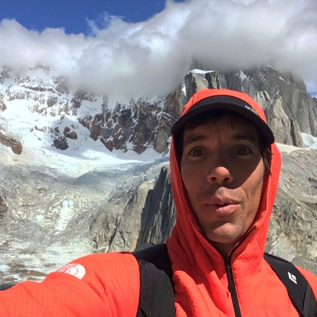 Il sole ha accompagnnato Honnold fino a 2.000 metri - Foto Instagram Alex Honnold