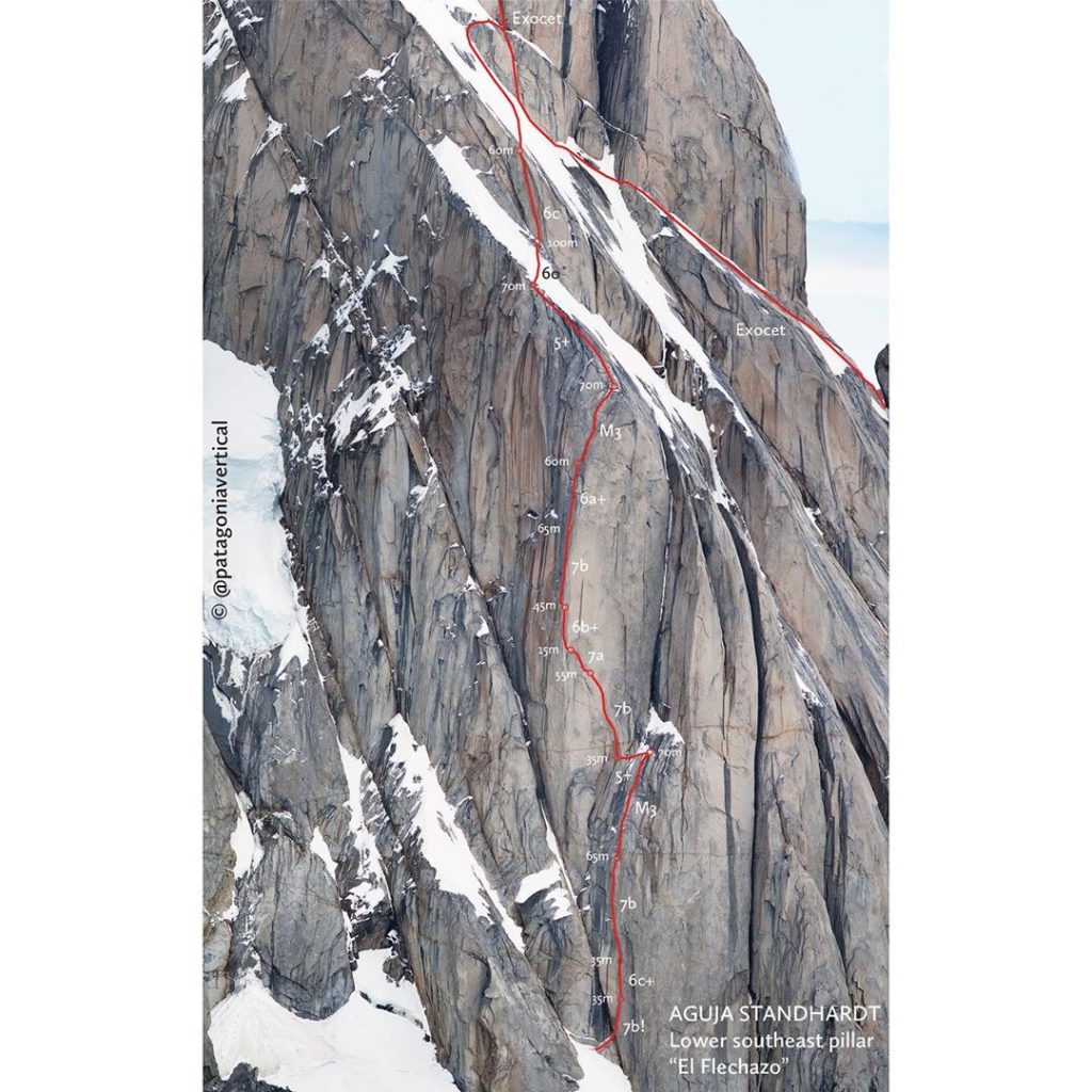 “El Flechazo” - Foto Instagram Patagonia Vertical