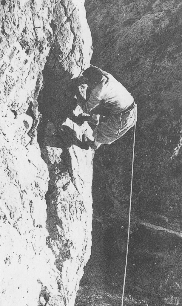 Emilio Comici in Val Rosandra