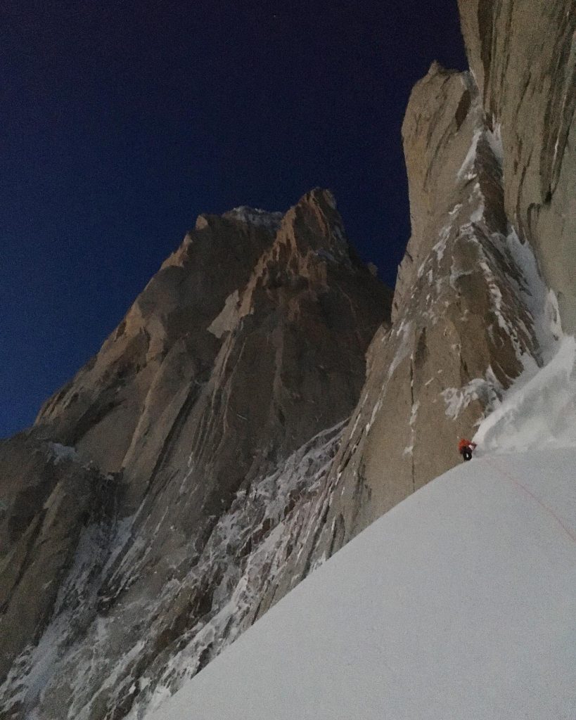 Prima uscite in Patagonia durante questa stagione per Honnold e Haley