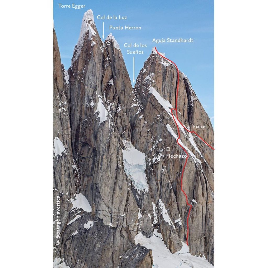 “El Flechazo” - Foto Instagram Patagonia Vertical