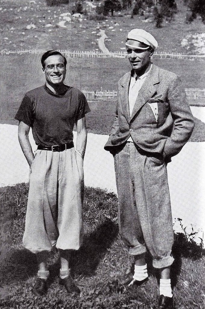 Emilio Comici con Severino Casara. Foto @ Cai Torino