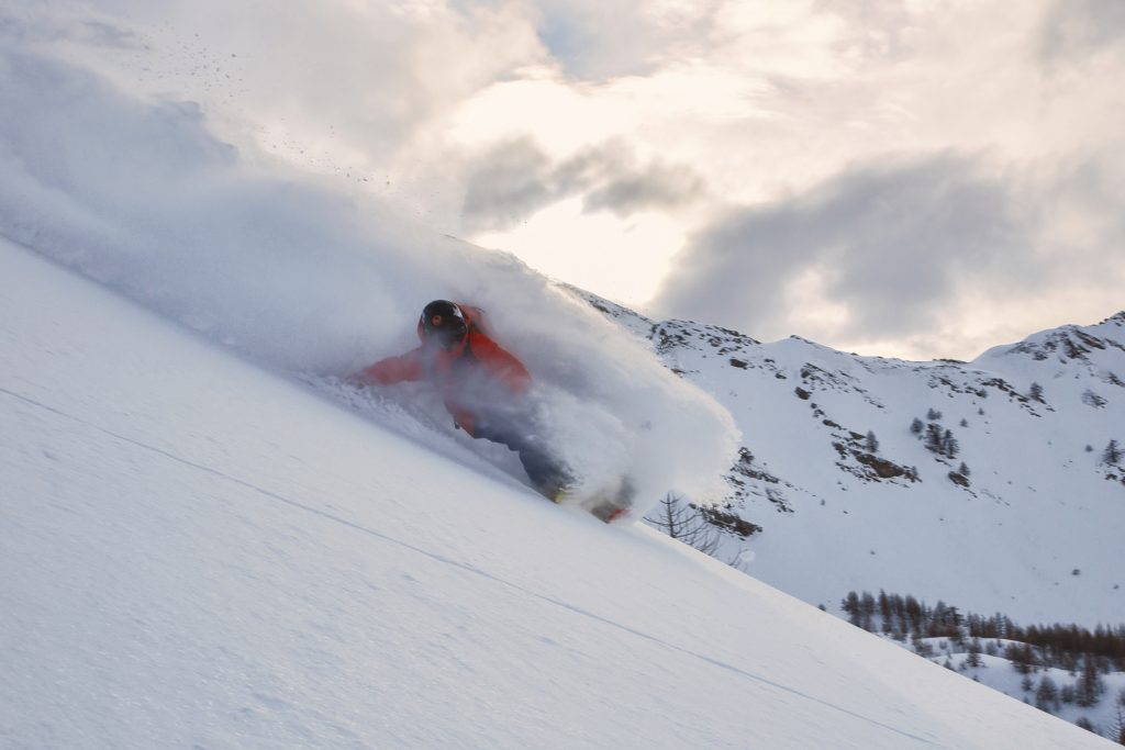 Un’adrenalinica discesa  fuori pista in Alta Valle Stura
