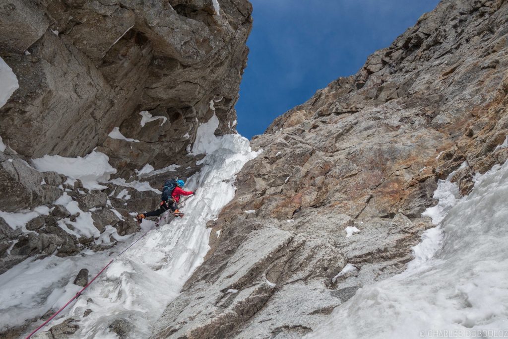 Via in memoria di Gianni Comino, prima ripetizione - Ph. Charles Dubouloz