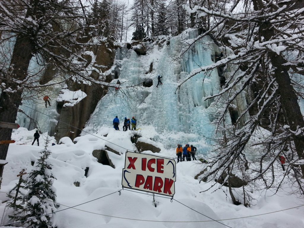 X Ice Park di Ceresole Reale. Foto @ Ufficio Turistico Ceresole Reale