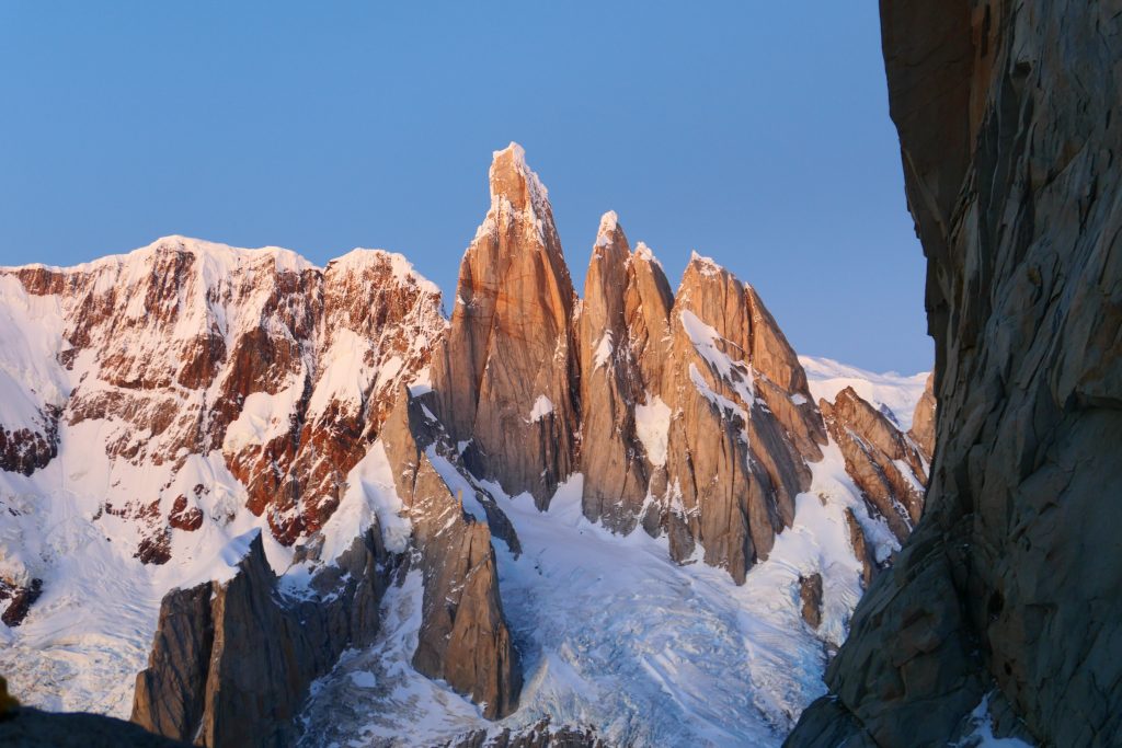 Vista sul Cerro torre dall