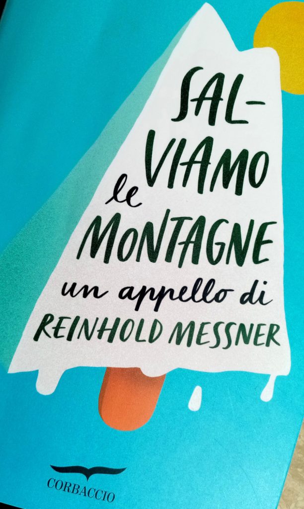 Salviamo le montagne, la copertina del libro