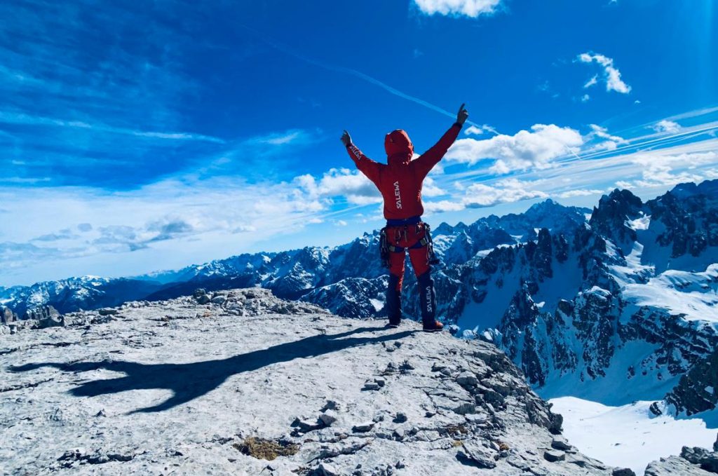 Sulla Cima Piccolissima. Foto Simon Gietl