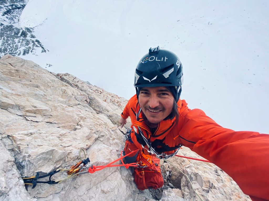 Sullo Spigolo degli Scoiattoli. Foto Simon Gietl