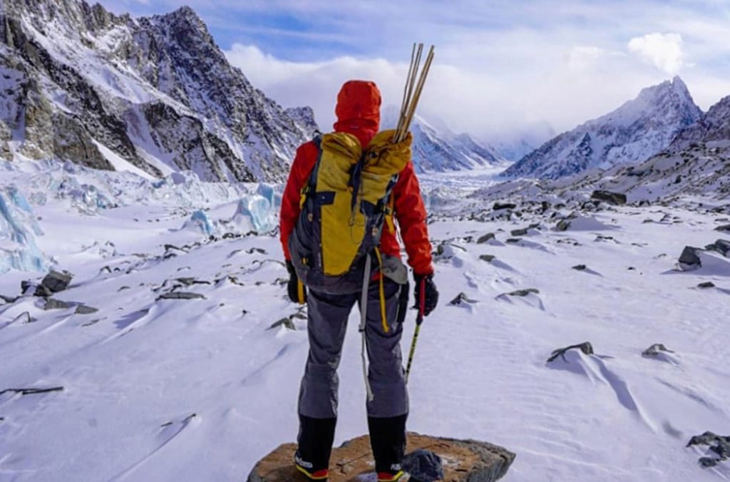 Denis Urubko al Broad Peak, inverno 2019. Foto @ Don Bowie