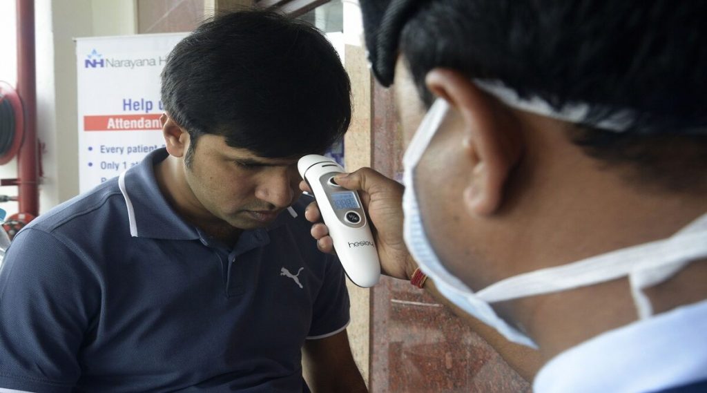 25 marzo, controllo della temperatura alla frontiera