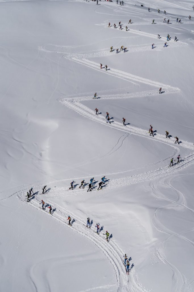 Atleti in discesa - Immagini di repertorio FB Pierra Menta
