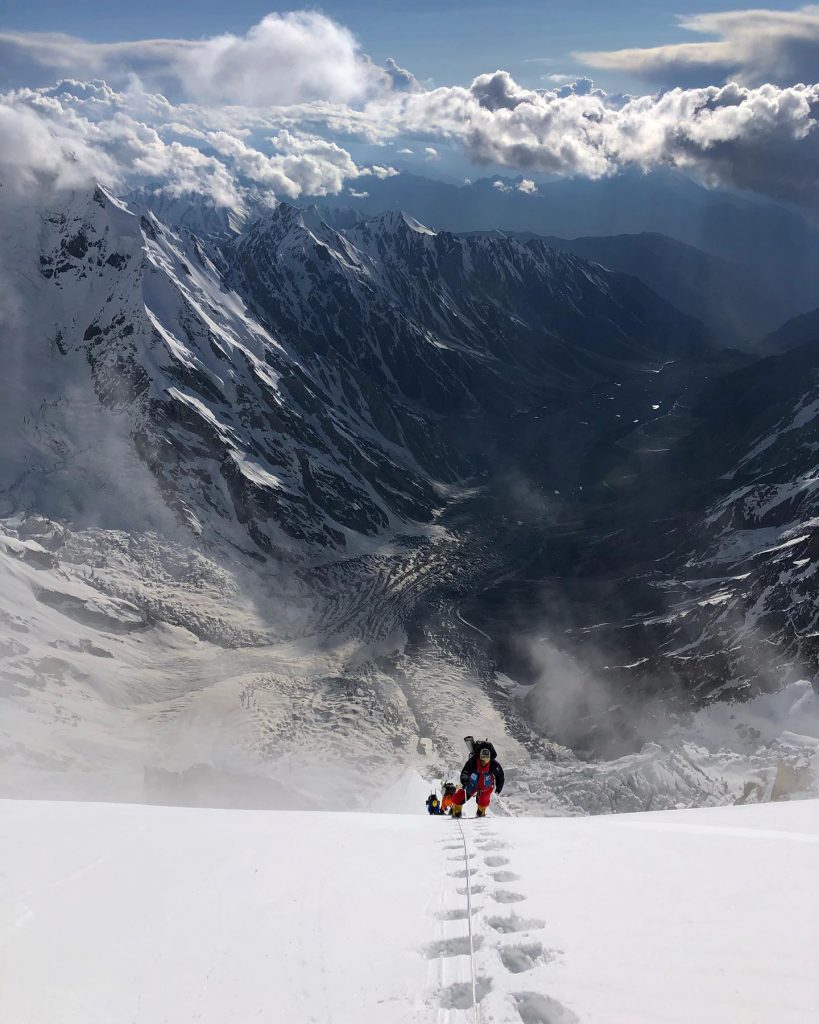 In marcia tra C3 e C4 sul Nanga Parbat - Foto Moeses Fiamoncini