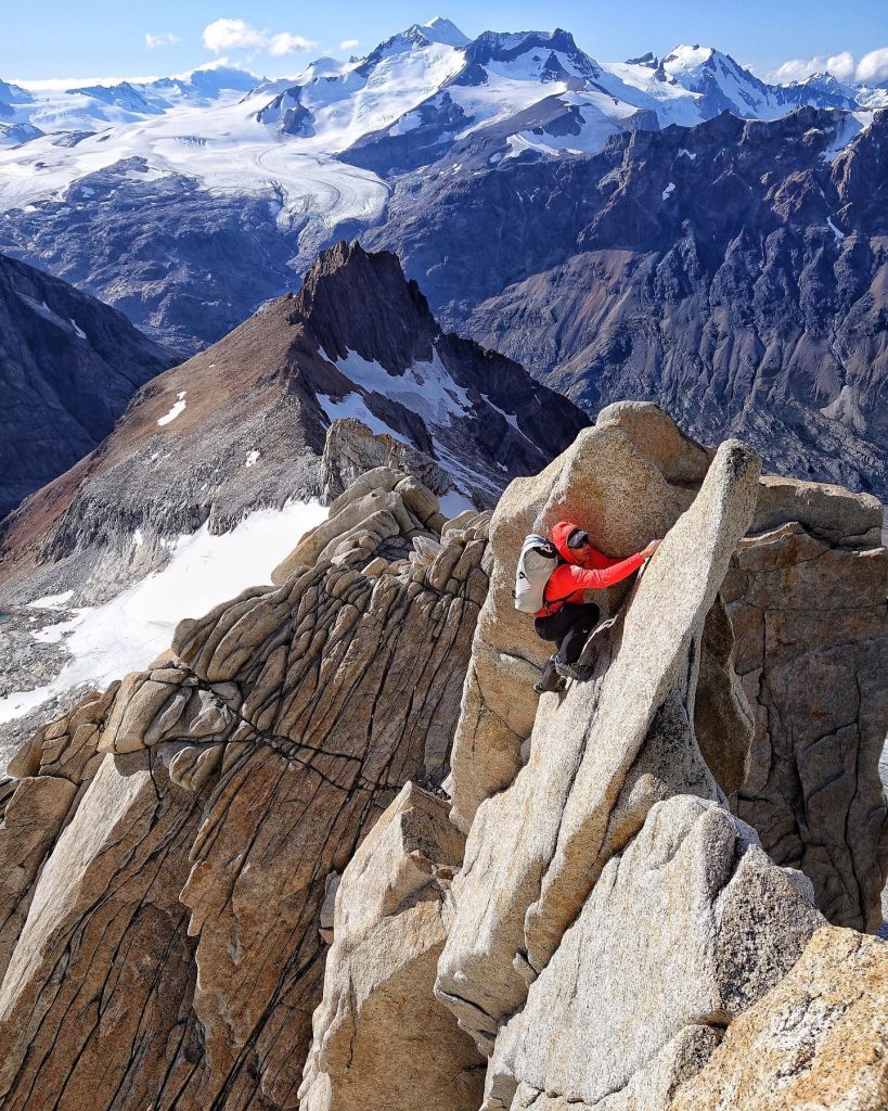 Alex Honnold sulla via Giordani dell