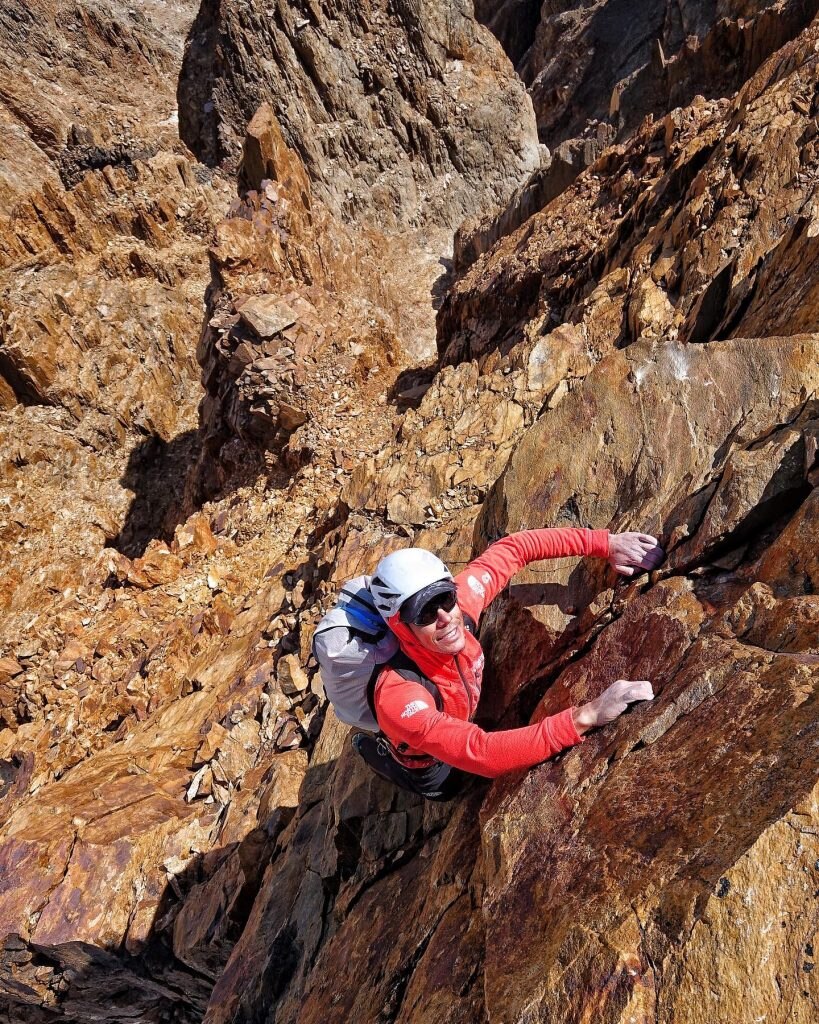 Alex "da qualche parte sul  Cerro Electrico Oeste" - Foto FB Colin Haley
