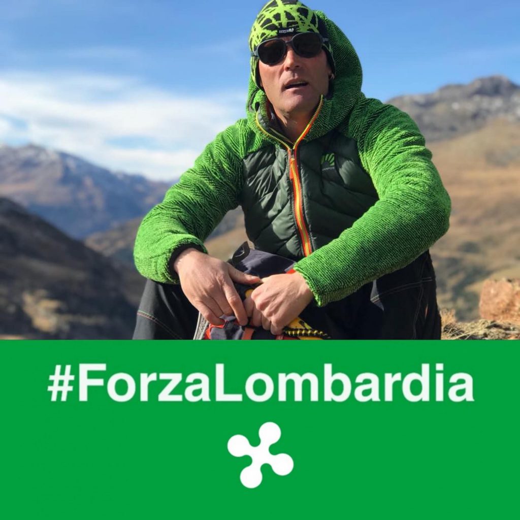 Marco Confortola esorta la propria Regione, la Lombardia, a farsi forza. Foto @ Marco Confortola 