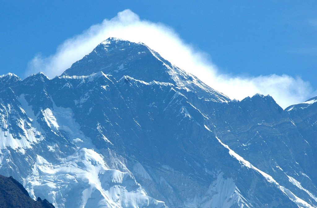 Everest e Nuptse da Namche