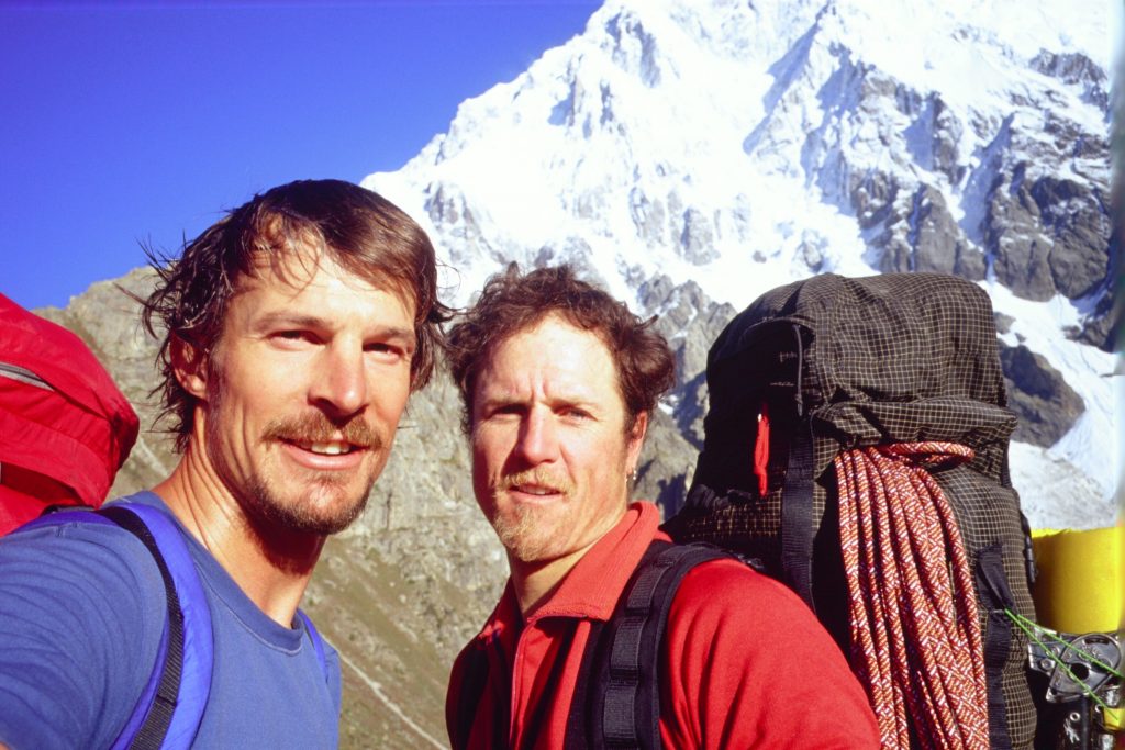 Steve House e Vince Anderson in partenza per il Nanga Parbat. Foto Steve House