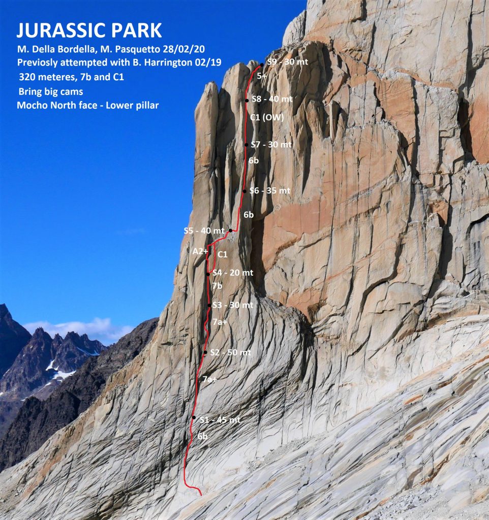 Il tracciato della via. Foto Matteo Della Bordella