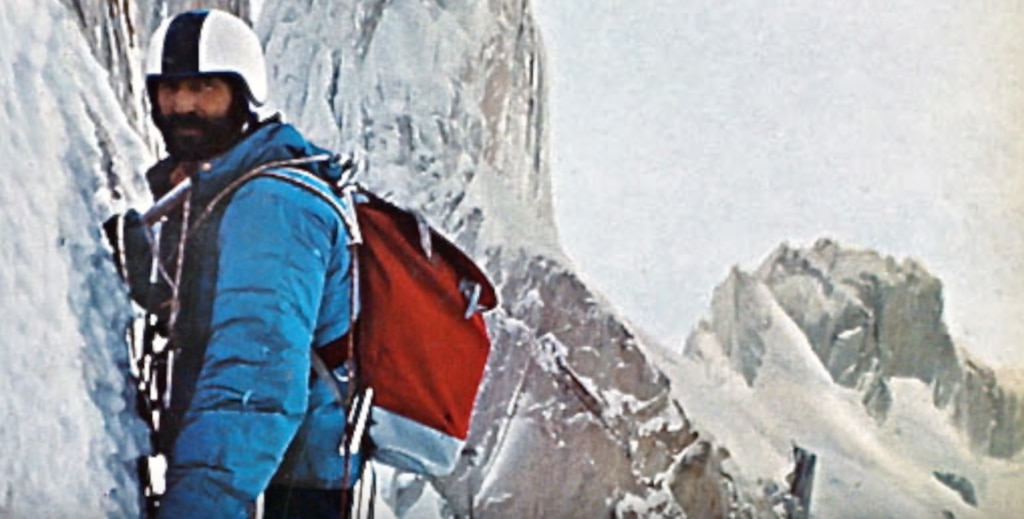 Cesare Maestri. Foto @ screen Youtube