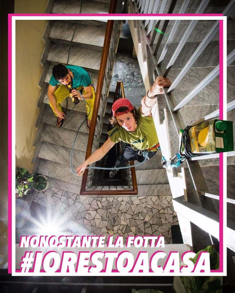 Anche le scale vanno bene - Foto Instagram @Truce Climbing