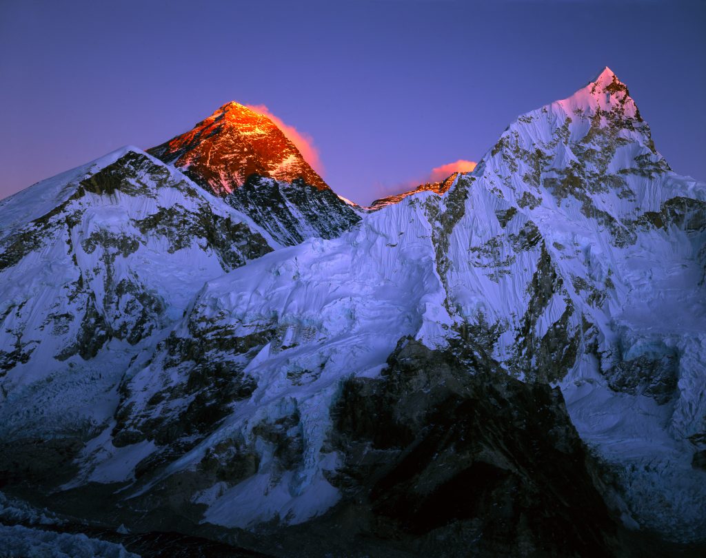 Everest e Nuptse da Kalapatar. Foto @ iStock