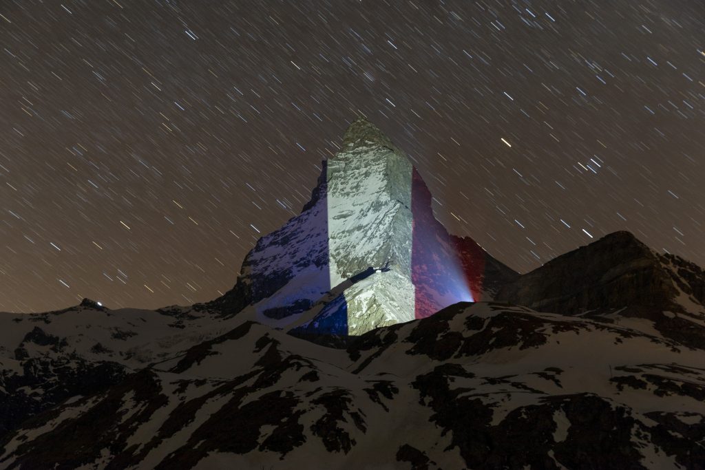 Tricolore francese - © Light Art by Gerry Hofstetter / Foto Frank Schwarzbach