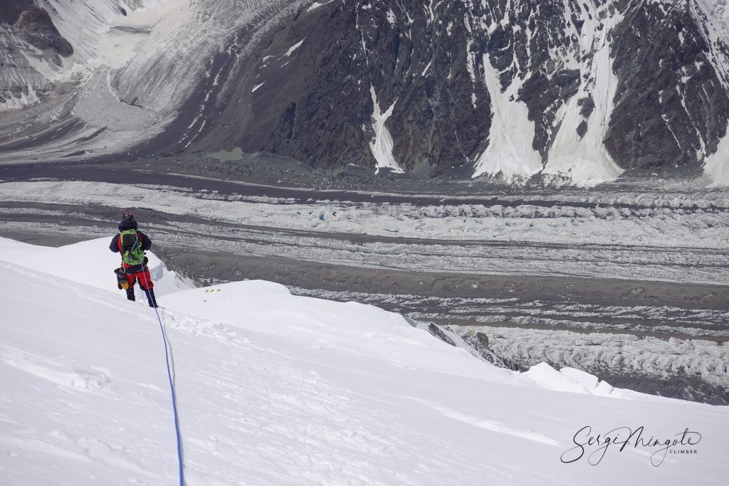 Sul Broad Peak. Foto archivio Sergi Mingote